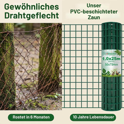 Plasa gard Amagabeli Garden Home DA001043 1.22x25 m galvanizata