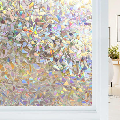 Folie geam Haton 3D Rainbow 75 x 200 cm protectie UV