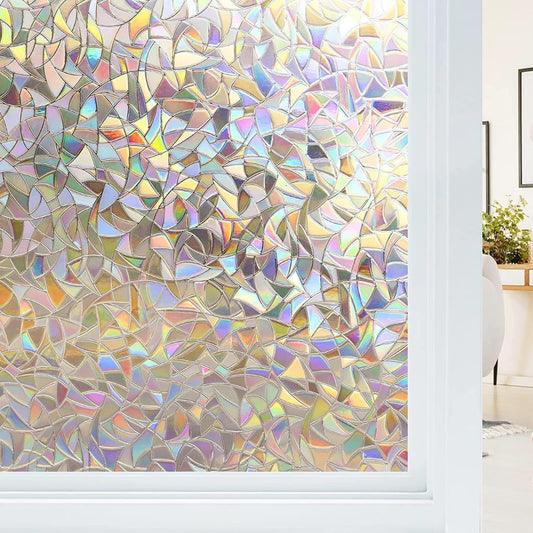 Folie geam Haton 3D Rainbow 75 x 200 cm protectie UV