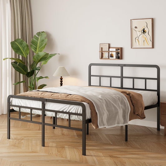Pat 200x150 Yicensen King Size Cadru Metalic 46cm Negru
