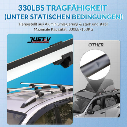 Suport plafon auto Just-V 130 cm aluminiu 150 kg universal