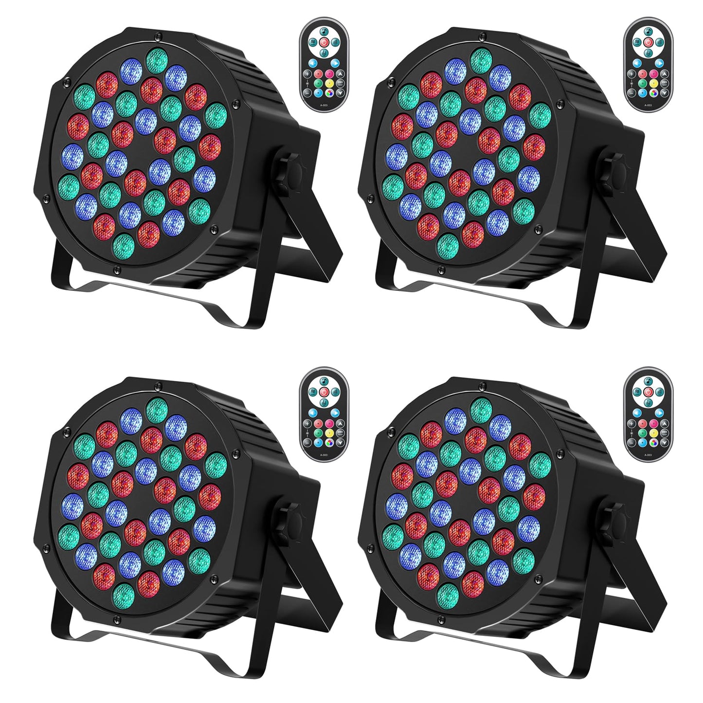 Spot LED Disco 72W RGB 36 LED cu telecomanda DMX