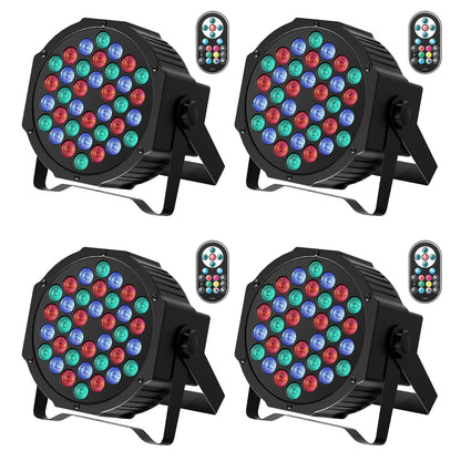 Spot LED Disco 72W RGB 36 LED cu telecomanda DMX