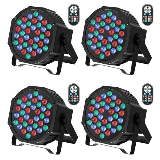 Spot LED Disco 72W RGB 36 LED cu telecomanda DMX