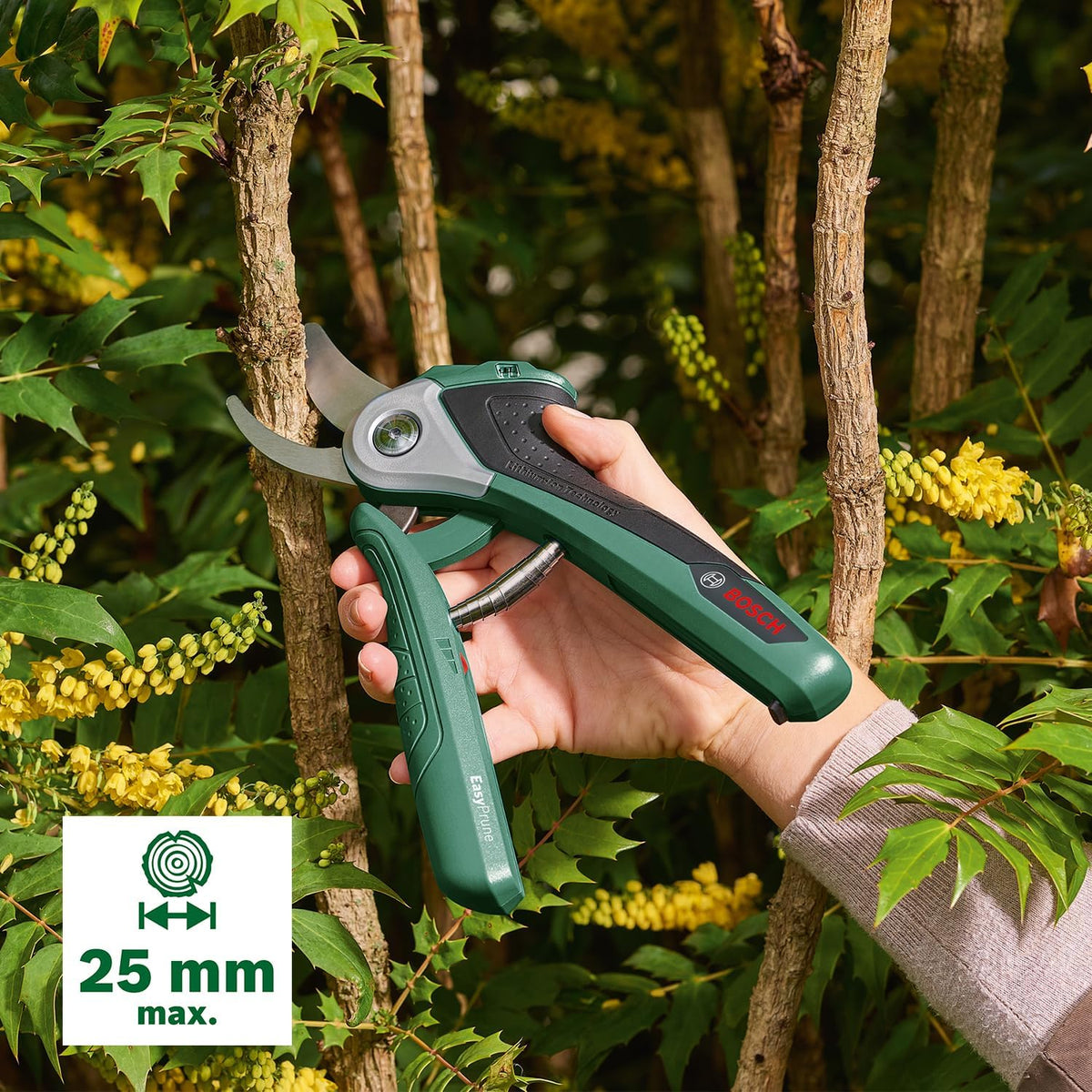 Foarfeca electrica de gradina Bosch EasyPrune 3.6 V, 450 taieri, marimea Neues Design