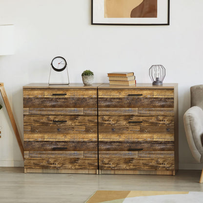Tapet autoadeziv Abyssaly Wood Panel Wallpaper 90x300 cm impermeabil