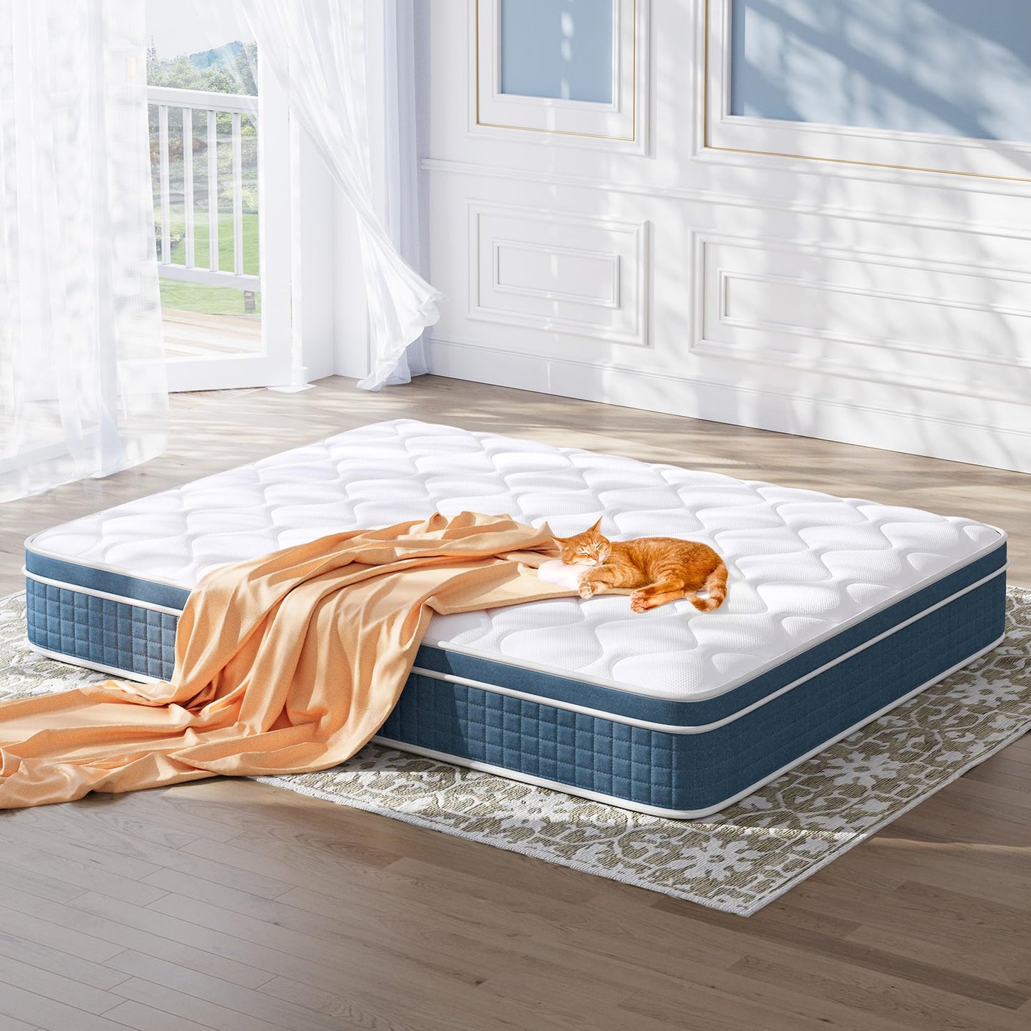 Saltea cu arcuri individuale Koorlian 140x200 cm 7 Zone Fermitate Medie H3