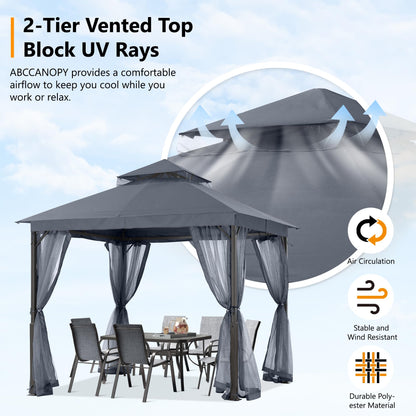 Foisor ABCCANOPY DP Gazebo26 2.5x2.5 m, plasa, impermeabil
