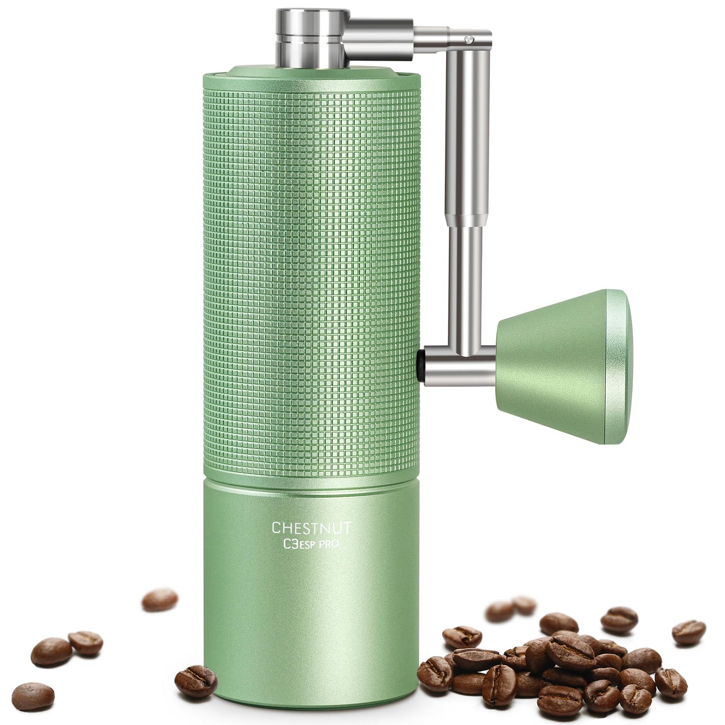 Chestnut C3 ESP PRO, TIMEMORE Kaffeemühle Manuell, Upgrade Integrierte Ganzmetallgehäuse, Handkaffeemühle für Espresso bis French Press, Schwarz