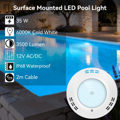 Lampa piscina LyLmLe LED 35W 3500lm 12V ACDC IP68