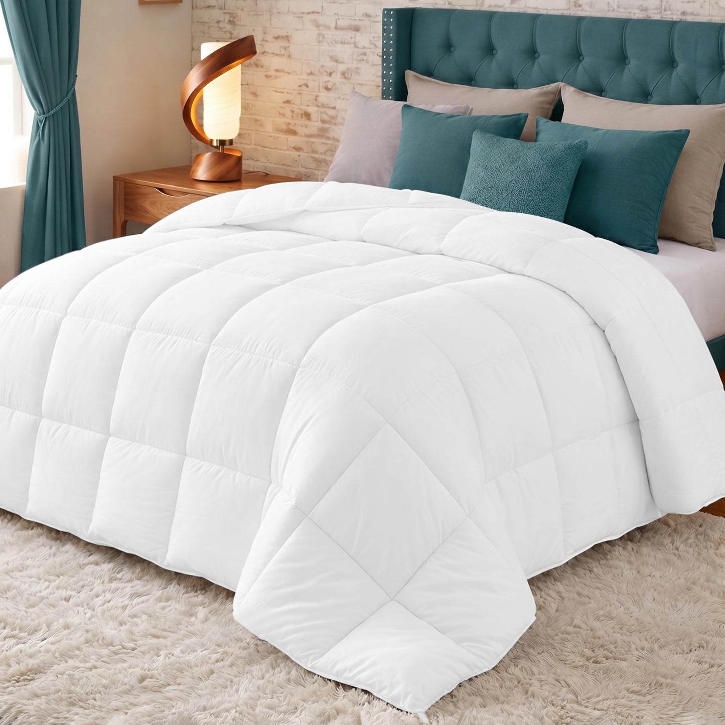 Pilota Utopia Bedding EU0021 200 x 200 cm microfibra alba