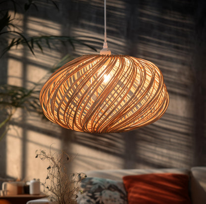 Abajur Maison dAilleurs MDA230001 Rattan natural 45x25 cm