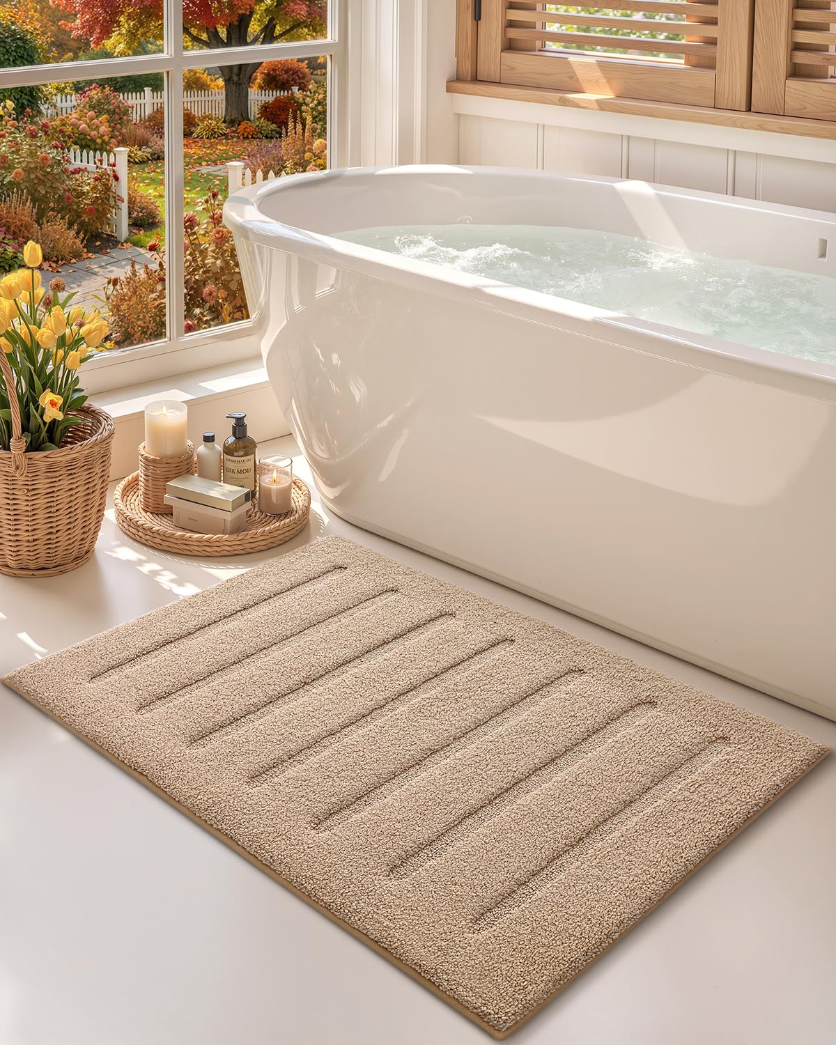 Covoras baie COLOR&GEOMETRY Bath Mat 44 x 76 cm antiderapant