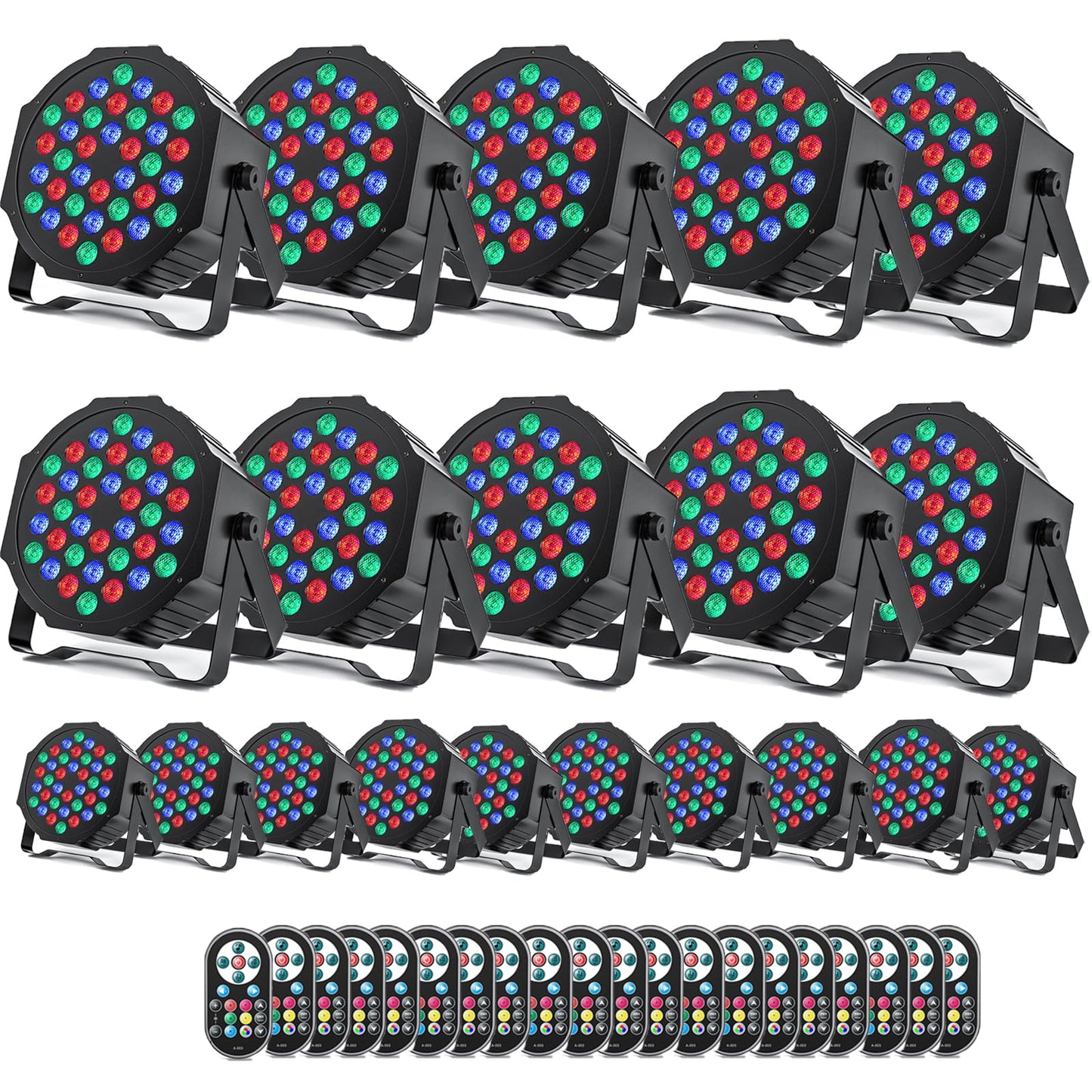 Spot LED Disco 72W RGB 36 LED cu telecomanda DMX