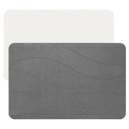 Covoras baie Feilifan Stone Bath Mat Diatomita antiderapant gri