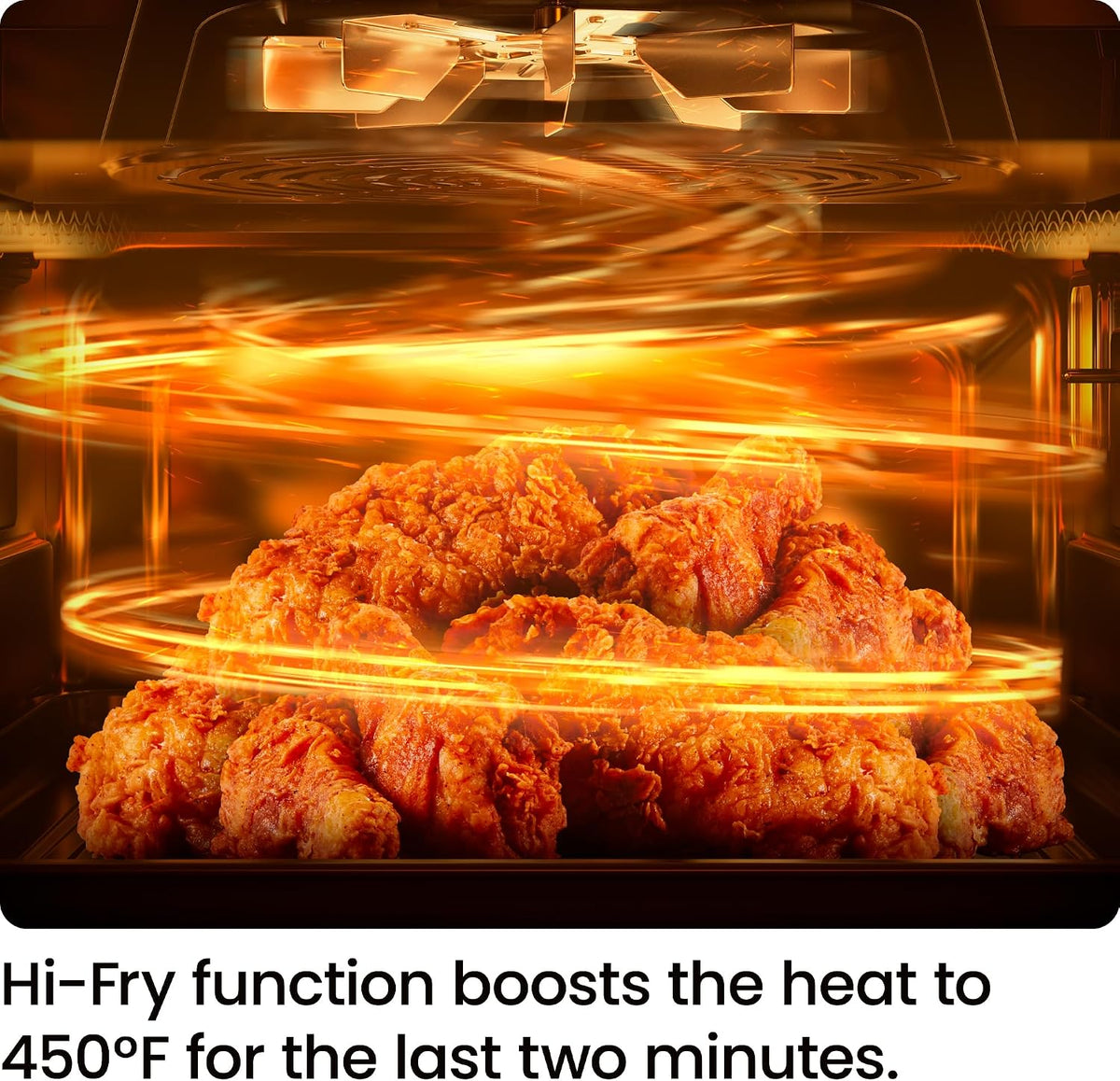 Friteuza cu aer cald Chefman 5,67 L, gri, cu Hi-Fry, fereastra de vizualizare si 4 programe