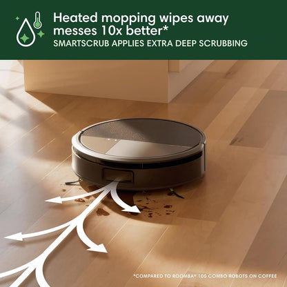 Robot aspirator si mop iRobot Roomba Max 705 Combo cu statie AutoWash, negru