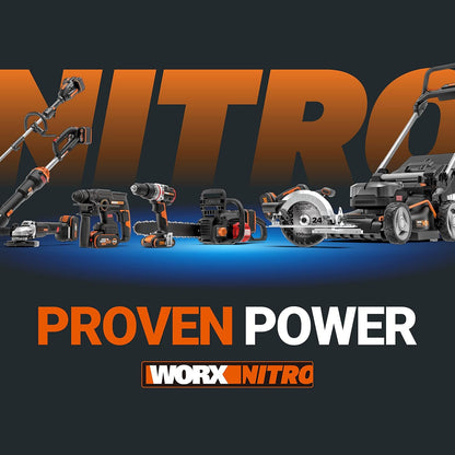 Mini fierastrau cu lant WORX Nitro WG325E.9, 20 V, fara acumulator si incarcator