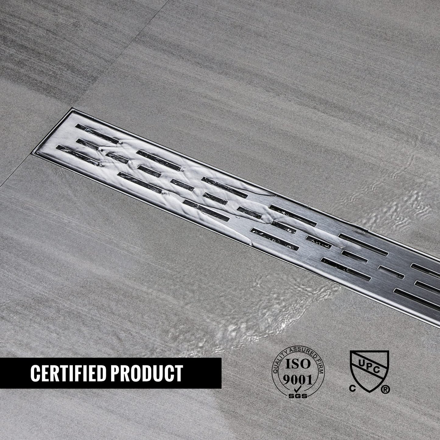 Rigola dus sunrik SLSD-A06-90cm inox 304, 90 cm, waterproof