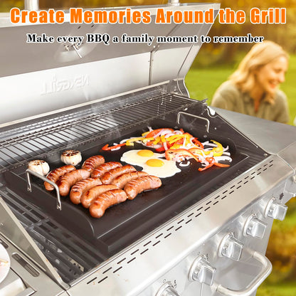 Gratar Griddle GFTIME universala 63.5x40.6 cm antiaderenta