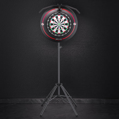 Suport dartboard SOLLA ajustabil metalic 173 cm, tripod portabil