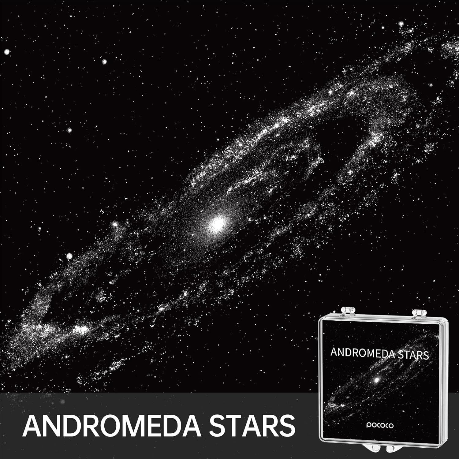 Moon and Stars: Discs for POCOCO Galaxy Projector, 5K Ultra HD, Semiconductor Lithography (6 discs)