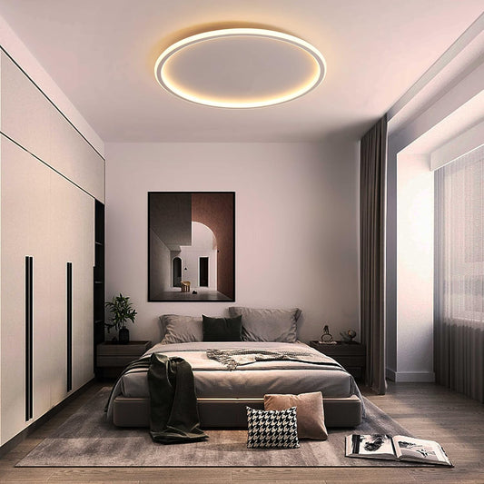 MOONSEA Ceiling Light LED Ceiling Light Dimmable 28 W Ceiling Light Bedroom 3000 K 6000 K Indirect Ceiling Light Round for Bedroom Children's Room Kitchen Dining Room White Diameter 41.5 cm