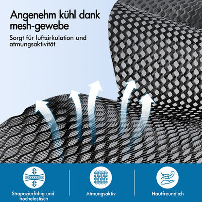 Scaun birou ALFORDSON ergonomic mesh negru suport lombar reglabil