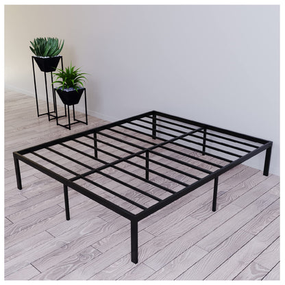 Pat Dreamzie Small Double Bed Frame Metal 120x200 cu depozitare