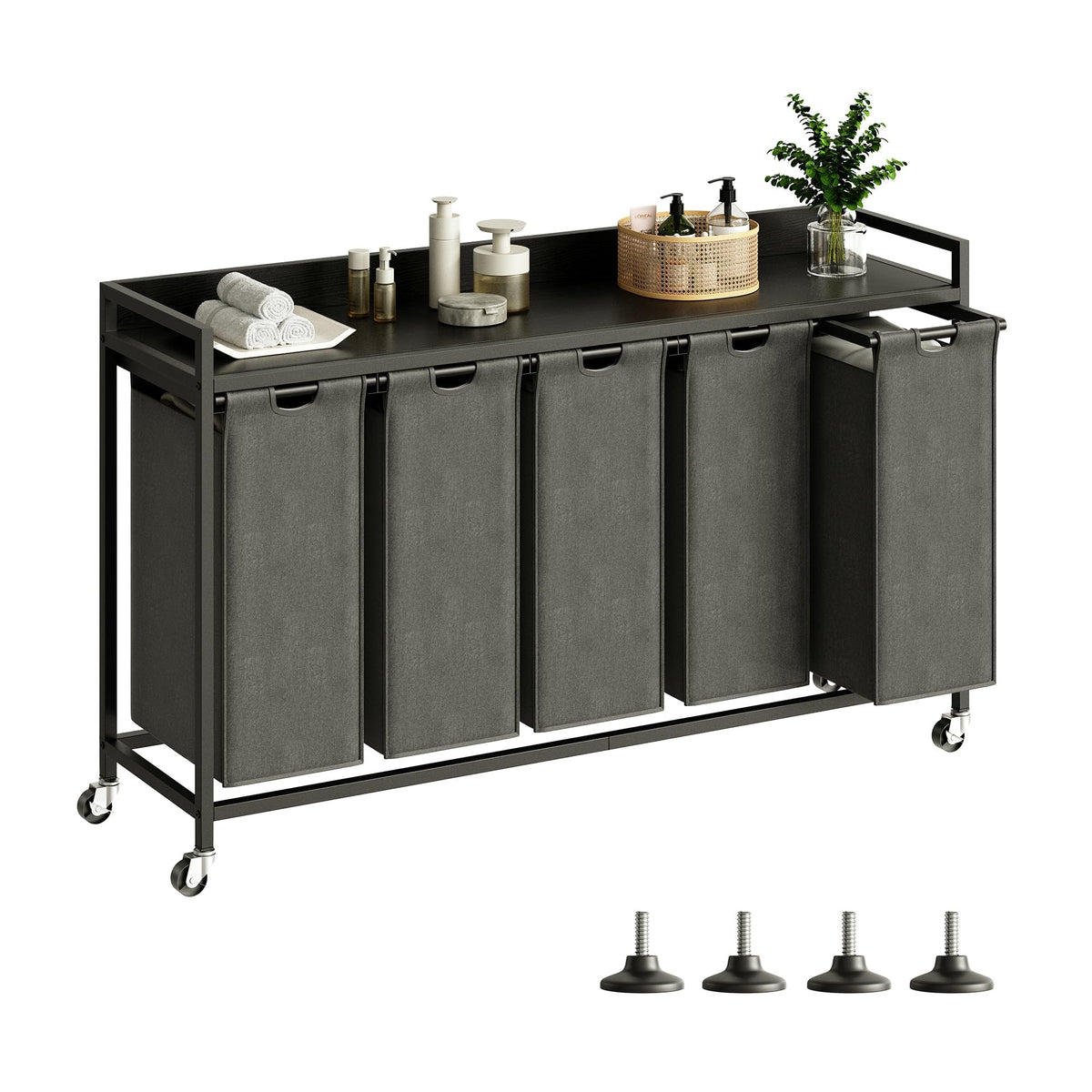 Cos rufe Herture PF04XLE 3 compartimente 180L roti detasabile
