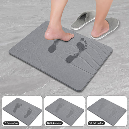 Covoras baie CARBURATEUR Stone Bath Mat 40x60 cm antiderapant