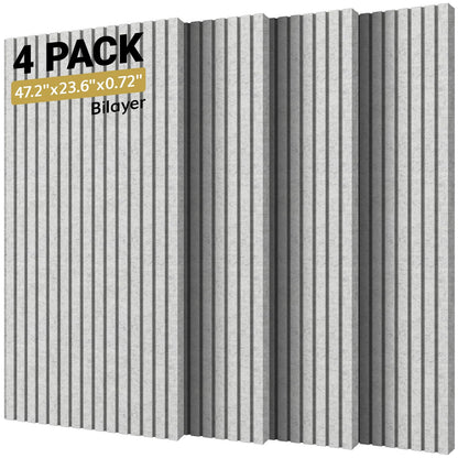 Panouri acustice TONOR 4 Pack 121.9 x 59.9 cm autoadezive