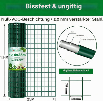 Plasa gard Amagabeli Garden Home DA001043 1.22x25 m galvanizata