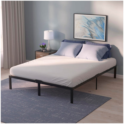 Pat Dreamzie Small Double Bed Frame Metal 120x200 cu depozitare