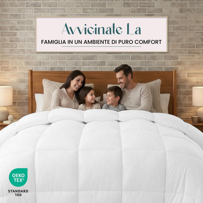 Pilota Utopia Bedding EU0021 200 x 200 cm microfibra alba
