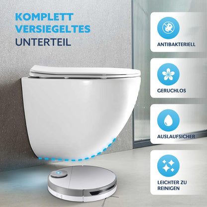 Toaleta suspendata Hogart L-093E Rimless, flush 3-4.5 L