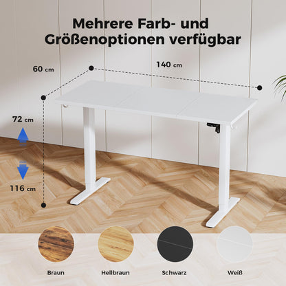 Birou Agilestic DJ Electric 140x60 cm reglabil electric anti-coliziune