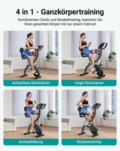 Bicicleta fitness MERACH MR-S15B1 pliabila, rezistenta magnetica 16 niveluri