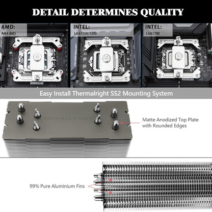 Cooler Procesor Thermalright Assassin Spirit 120 V2 Plus CPU Air Cooler