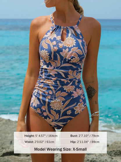 Costum de baie M - CUPSHE High Neck Control Abdomen
