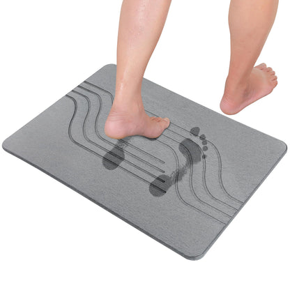 Covoras baie CARBURATEUR Stone Bath Mat 40x60 cm antiderapant