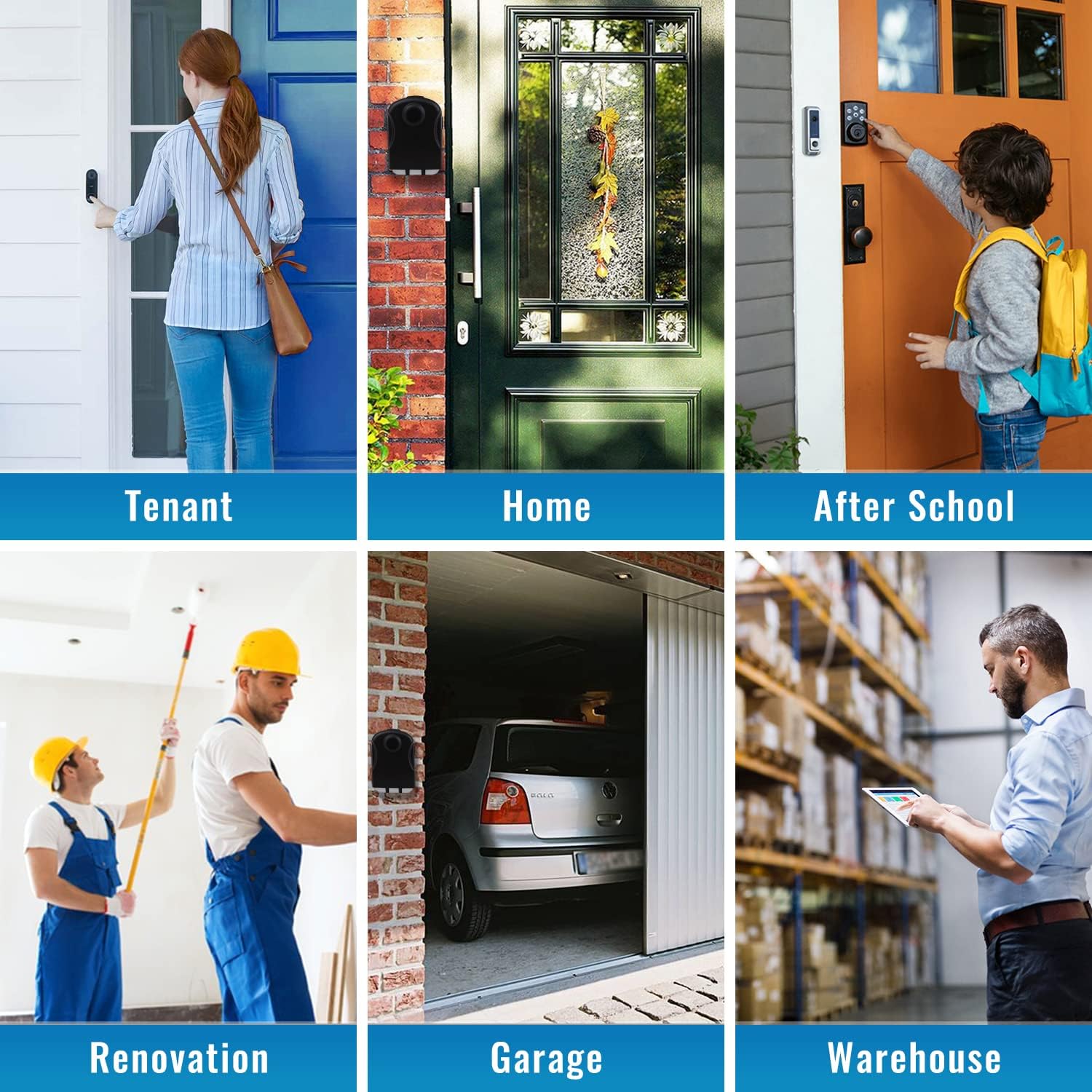 ENONEO Key Safe Key Safe with 4-Digit Combination Code with Waterproof Cover Large Key Box Key Box Wall Mounted Outdoor Indoor for Home, Car, Offices and Garages (Grey)