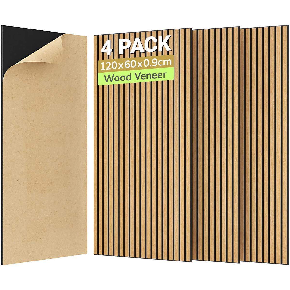 Panouri acustice TONOR 4 Pack 121.9 x 59.9 cm autoadezive