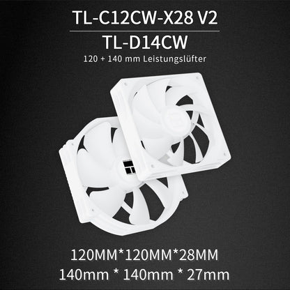 Thermalright Peerless Assassin 140 Digital White CPU Air Cooler, Digital Screen Cover, 6 Heatpipes Computer CPU Cooling for AM4/AM5, Intel LGA1700/1851/1150/2011/1200, PC Cooler - Black