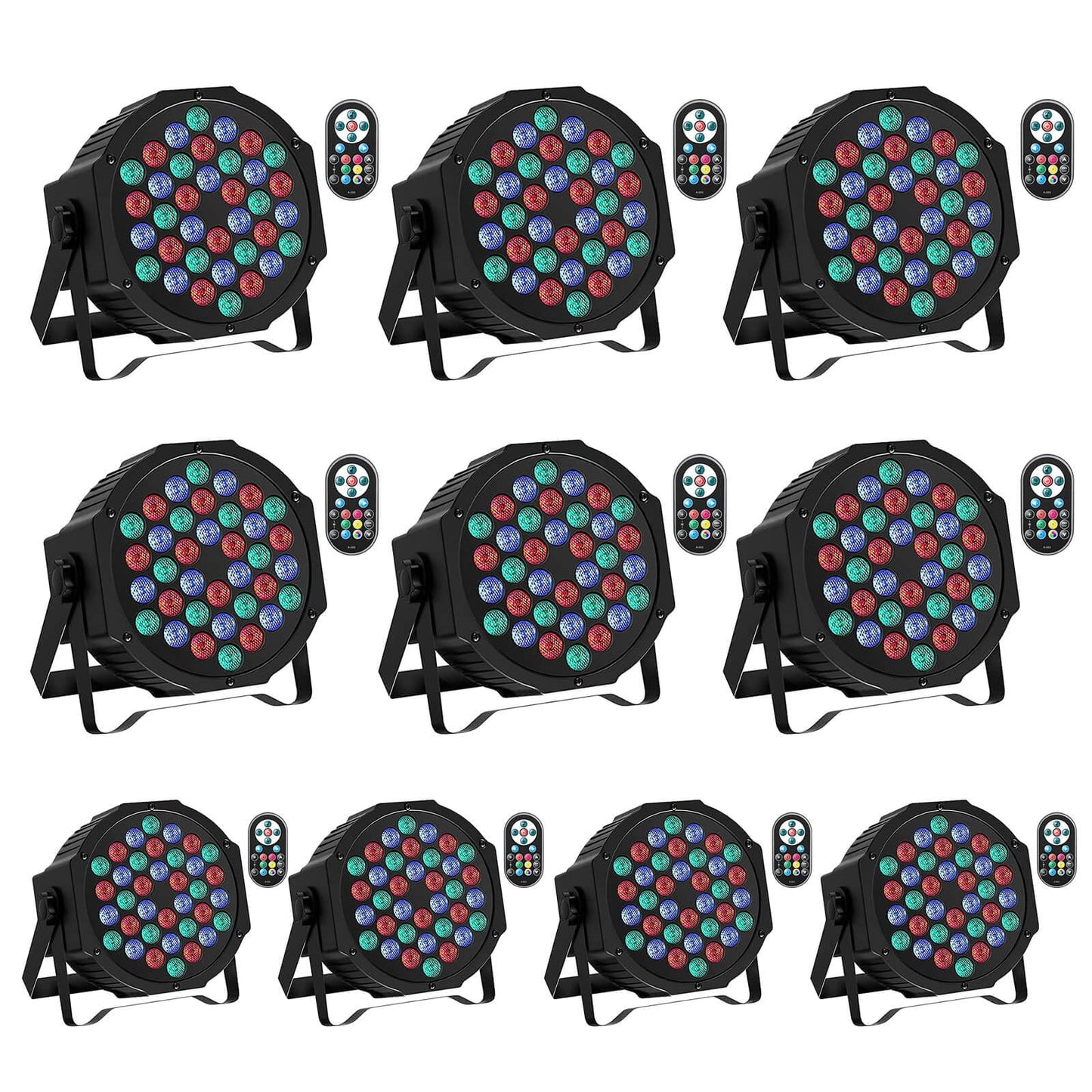 Spot LED Disco 72W RGB 36 LED cu telecomanda DMX