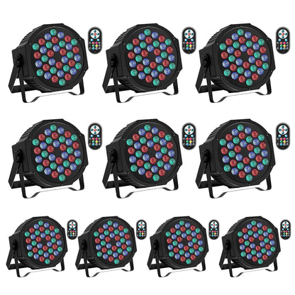Spot LED Disco 72W RGB 36 LED cu telecomanda DMX