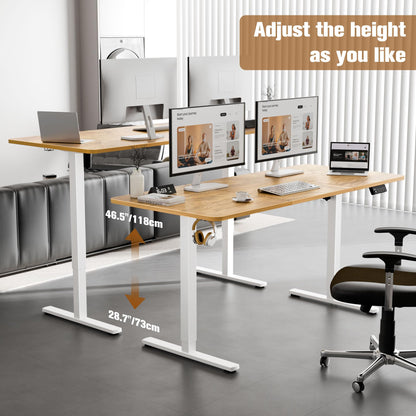 Birou Electric ERGOMAKER 160x70 cm, reglabil pe inaltime, memorie