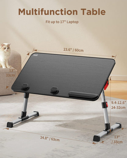 Masuta laptop SAIJI A6L reglabila, pliabila, 5 inaltimi, 4 unghiuri