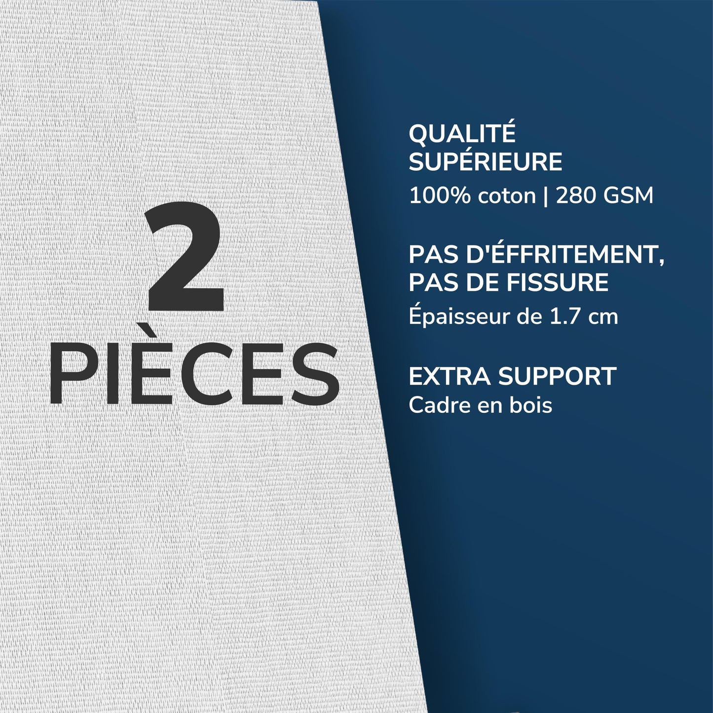 Panza pictura Zenacolor Set 2 150x100 cm bumbac 280 GSM