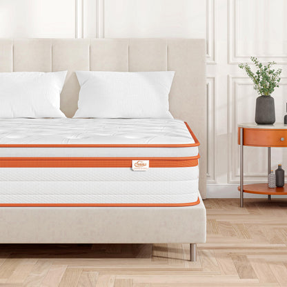 Saltea TeQsli TSB 180x200 cm Hibrida 7 zone Gel Memory Foam 25 cm